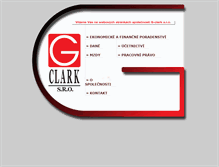Tablet Screenshot of g-clark.cz